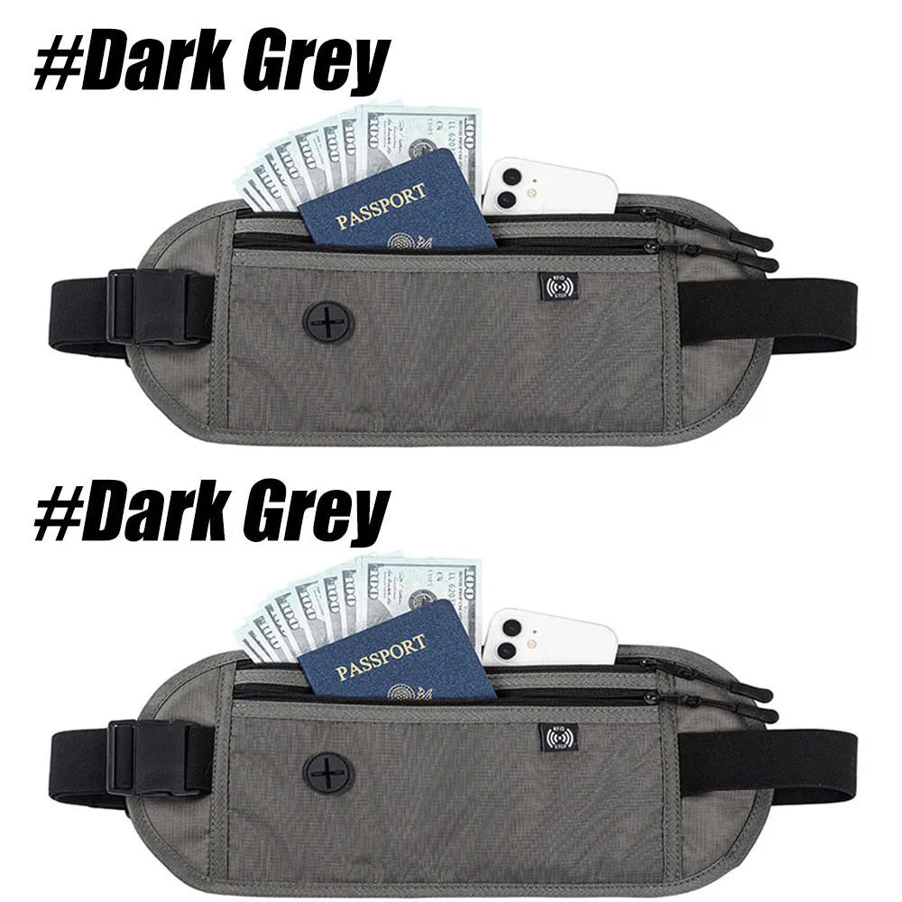 Sport Fanny Pack for Travel - Adjustable Running Belt, Phone Pouch & Essentials Holder for Hiking, Jogging,Outdoor