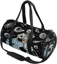 Black Skull Moth Duffel Bags Magic Skulls Sports Gym Bag Travel Luggage Overnight Bags for Men Women Duffel Bags for Traveling