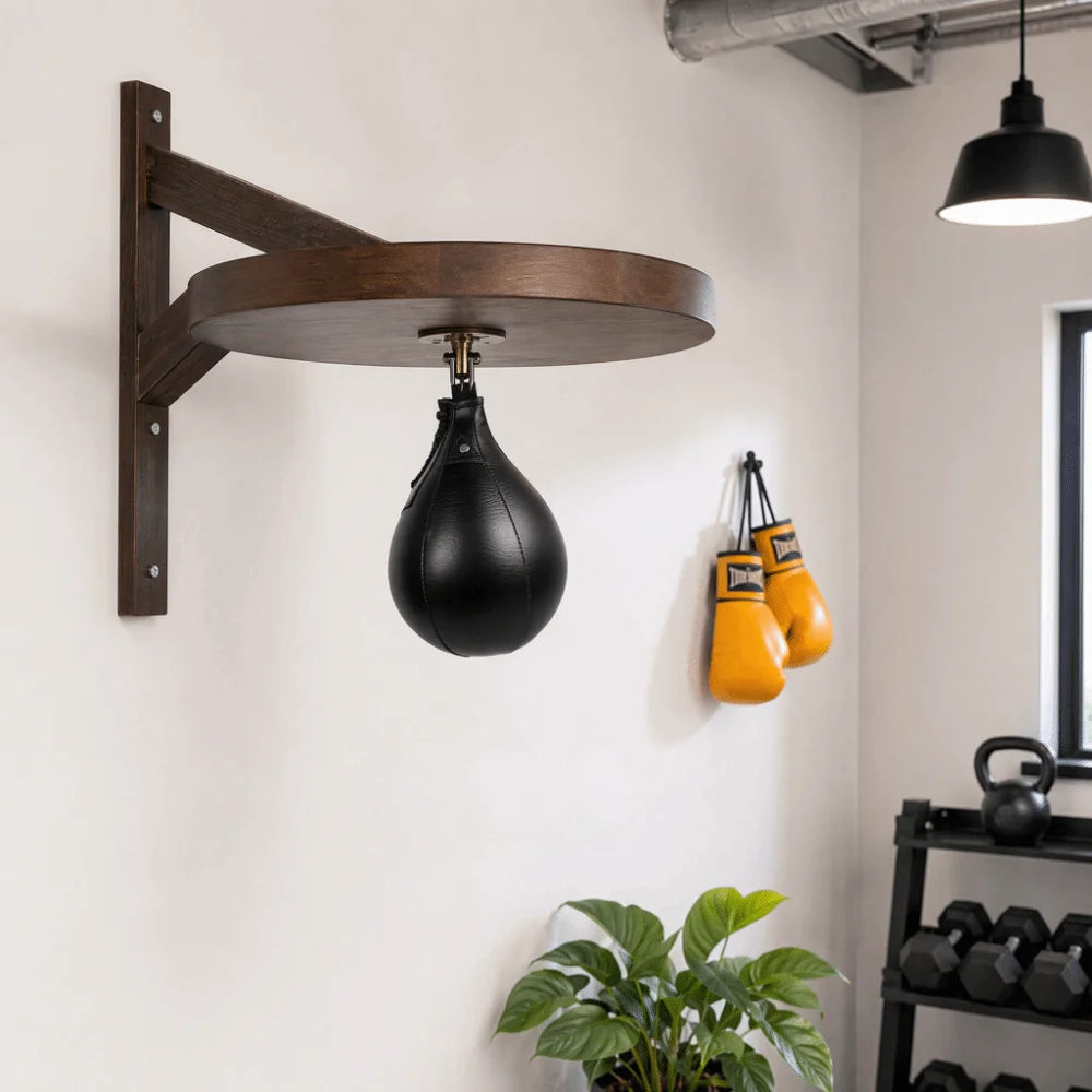 2pcs PU Leather Boxing Speed Bag Stitched Hanging Reaction Ball Impact Absorbing Lightweight Punching Trainer Boxing Training