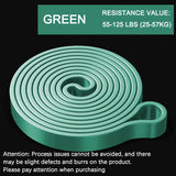 175-250LBS Yoga Multi-Purpose Thickened Heavy-Duty Elastic Band Fitness Training Resistance Stretching Band Thick Circle