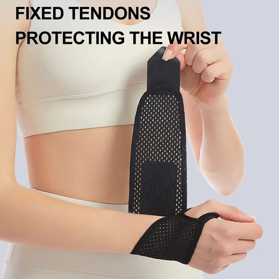 GTUBIKE 2PCS Adjustable Wrist Strap Sports Wrist Support Brace Weightlifting Wristband For Men & Women Badminton Tennis Gym