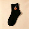 1 Pairs Autumn Personality Fun Halloween Funny Unisex Mid Tube Socks Trend Versatile Sweat Absorbing Niche Design Socks
