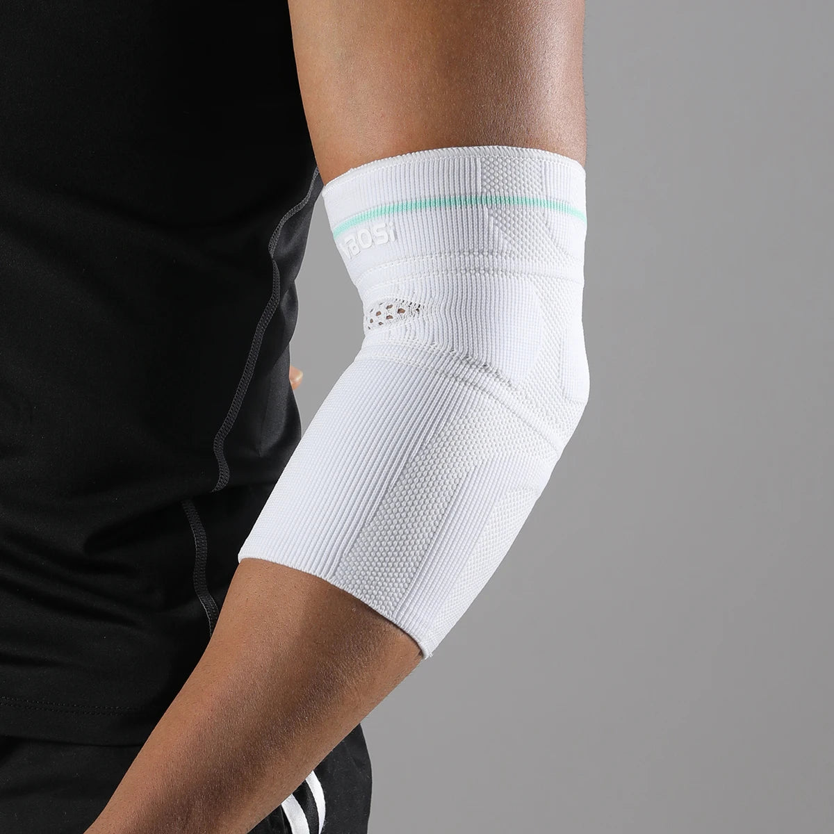 VBOSi 1 Piece Compression Elbow Sleeve – Breathable & Elastic Sports Support for Gym, Running & Daily Use for Men & Women