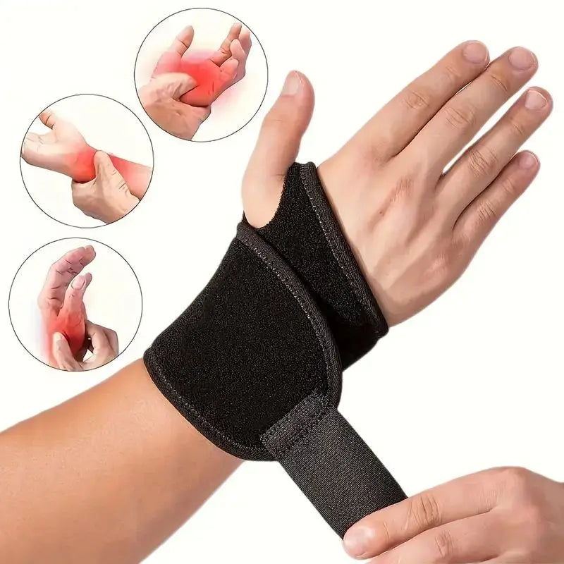 Hand Carpal Tunnel Brace Fitness Suitable Both Right Left Hand Adjustable Wrist Brace Perfect for Women & Men Support Wrap Strap