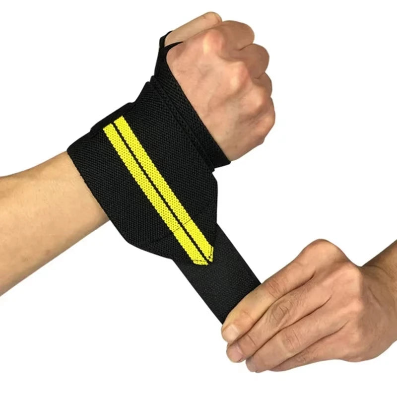 Weight Lifting Wristband Elastic Breathable Wrist Wraps Bandage Gym Fitness Weightlifting Powerlifting Wrist Brace Support Strap