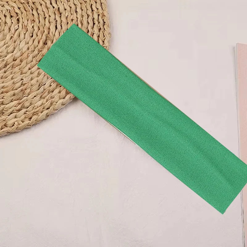 Four Seasons Solid Sports Headbands For Women Fitness Running Yoga Solid Color Elastic Hairbands Stretch Makeup Hair Accessories