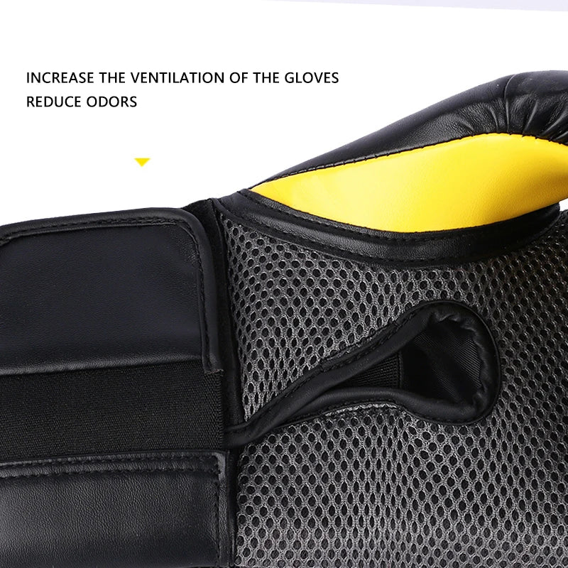 8/10/12/14oz Boxing Gloves Adult Men's Sanda Combat Punching Bag Training Women's Thick Breathable Muay Thai Combat