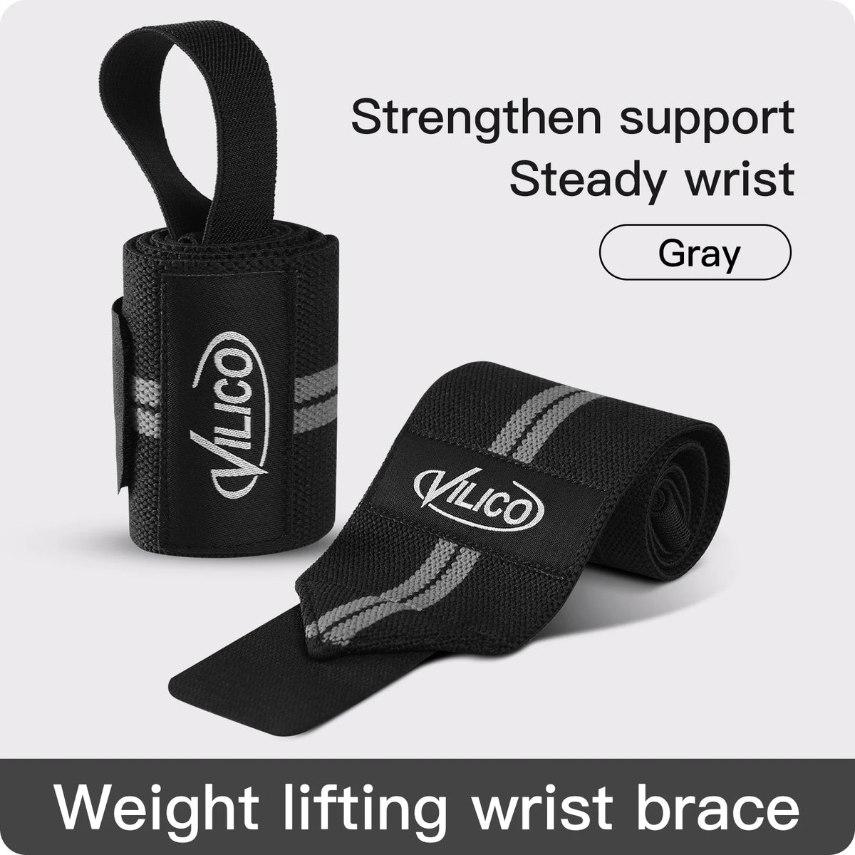 Men's and women's wristbands, wrist support straps, super strong weightlifting wristbands, bandages, fitness gym training