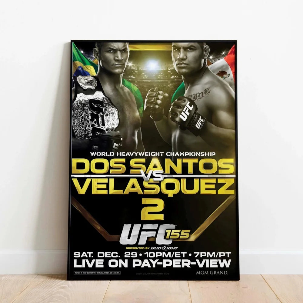 Famous Boxing Legends Posters Fighting UFC 143-180 JONES ALDO Poster Canvas Print Painting Wall Decor Gym Home Mural Cuadros