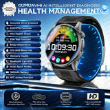 2026New Upgrade Airbag Health Smart Watch Accurate Blood pressure Uric Acid ECG 1.56“AMOLED Screen payment Fitness Nursing Watch