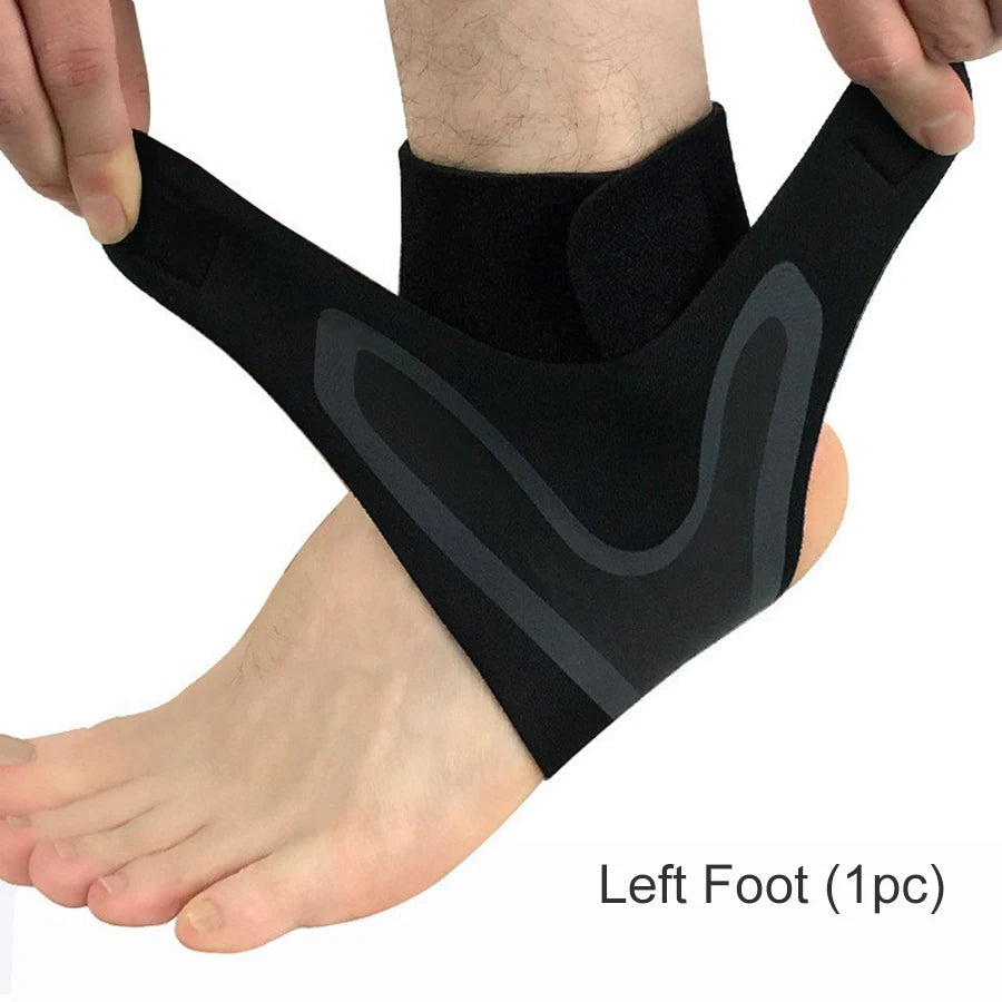 1 Pc Ankle Brace Support Compression Sleeve Elastic Plantar Fasciitis Pain Relief Foot Bandage Protective Wrap Sports Socks