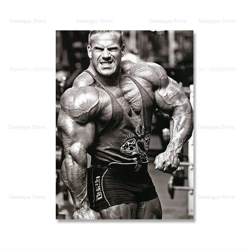 Classic Muscle GYM Star Jay Cutler Bodybuilder Poster Poster Prints Wall Art Canvas Painting Picture Photo Gift Room Home Decor