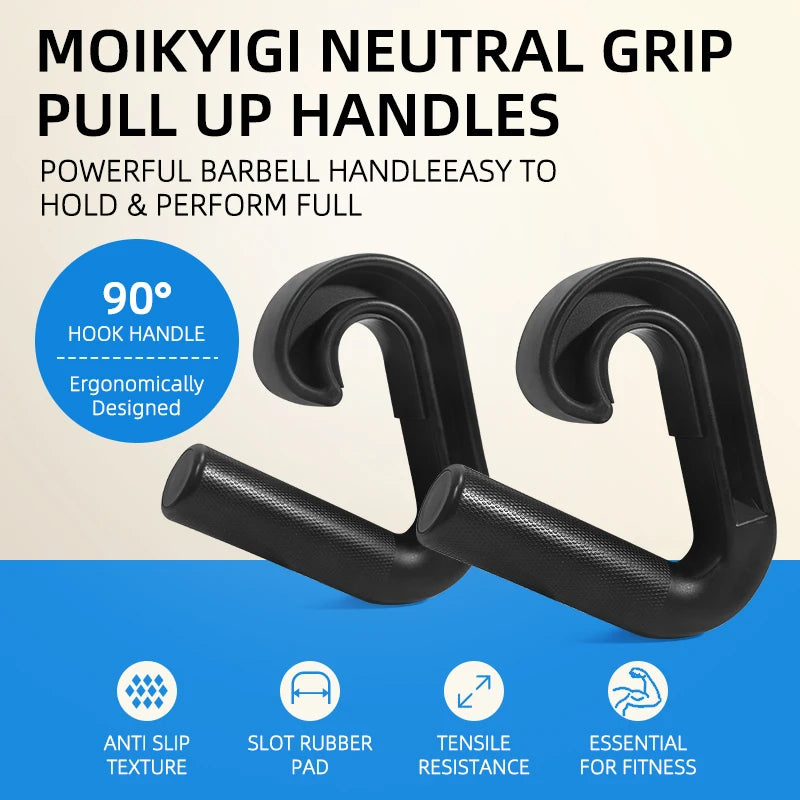 Gym Grade Grip Bar High Strength Nylon Double Hook Non-Slip Wear-Resistant Design Home Commercial Dual Purpose Trainer