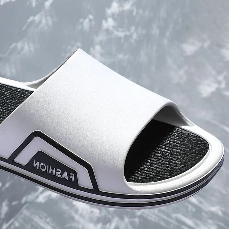Men's Casual Sports Slides Breathable Non-slip Beach Open-toe Sandals Outdoor Summer Shoes For Men
