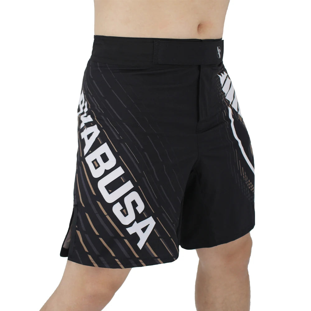 MMA black dragon Eagle subtitles sports breathable boxing training pants mma short kickboxing shorts short muay thai boxeo mma