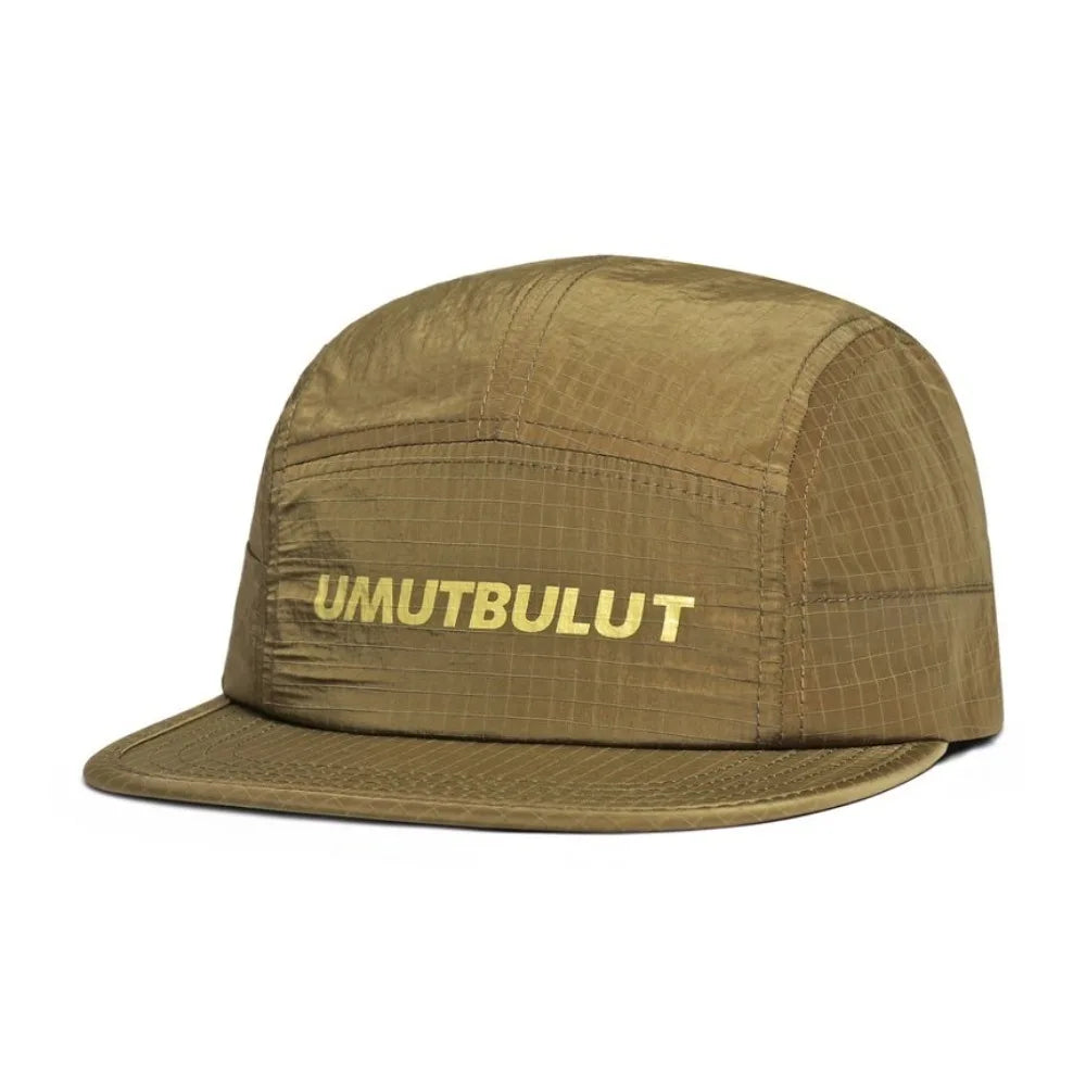 5 Panel Embroidered Letter Quick Dry Mesh Cap - Unisex Outdoor Running Cycling Hat, for Men Women Sports Fashion, Headwear