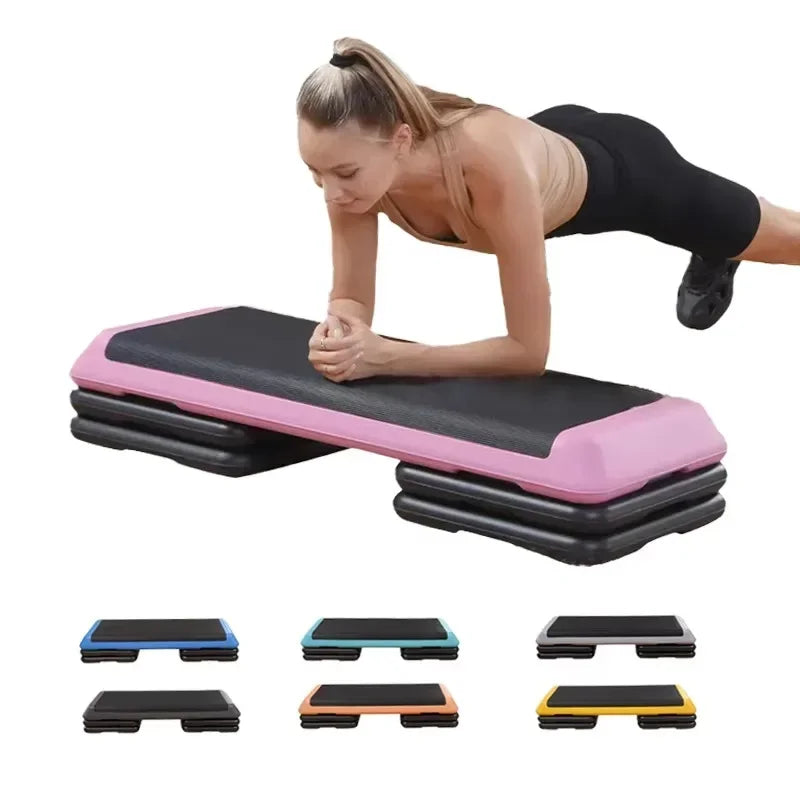 Adjustable Home Workout Pedal Exercise Board Gym Fitness Step Platform Aerobic Stepper