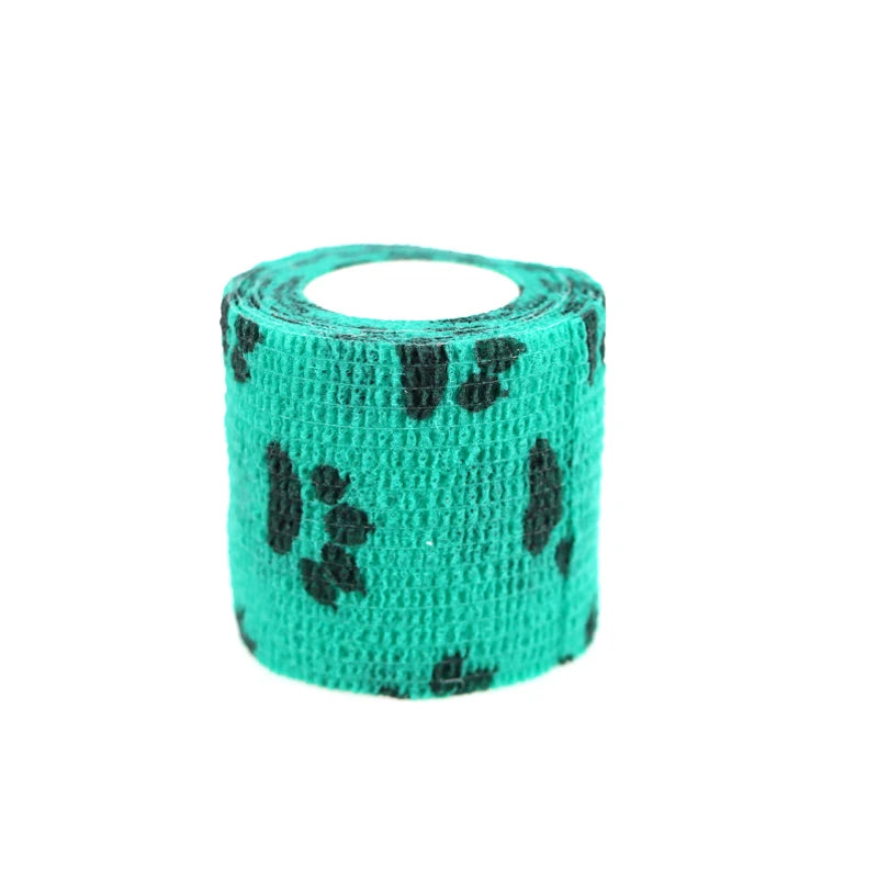 24 Rolls Elastic Bandage Self Adhesive Bandage Wrap Cohesive Tape Vet Wrap for Dog Cat Horse Pet Animals Ankle Sprains