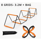 Dual-Purpose Soccer Training Jump Ladder Multifunctional Agility Ladder Speed Training Coordination Footwork Football Equipment