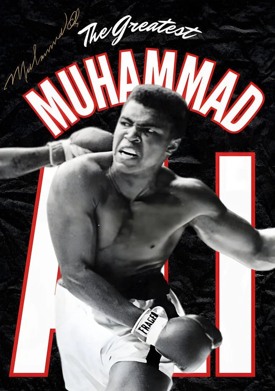 Famous Boxing Champion Posters Motivational Boxing Legends Prints Canvas Painting Wall Art Pictures Home Gym Boy's Bedroom Decor