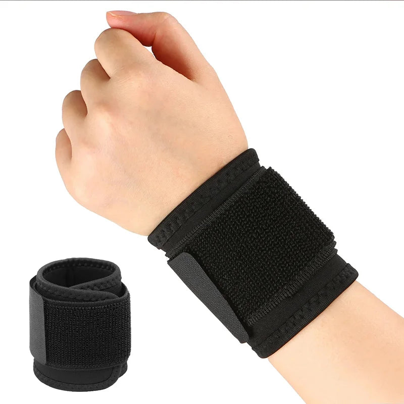 Left Right Hand Wrist Wraps Fitness Office Pain Relief Wrist Support Brace Wrist Stabilizer Adjustable Wrist Bandages Protector