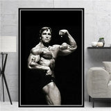 Modern Classic Wall Art Arnold Schwarzenegger Bodybuilding Fitness Oil Painting Posters Prints Home Bedroom Living Room Decor