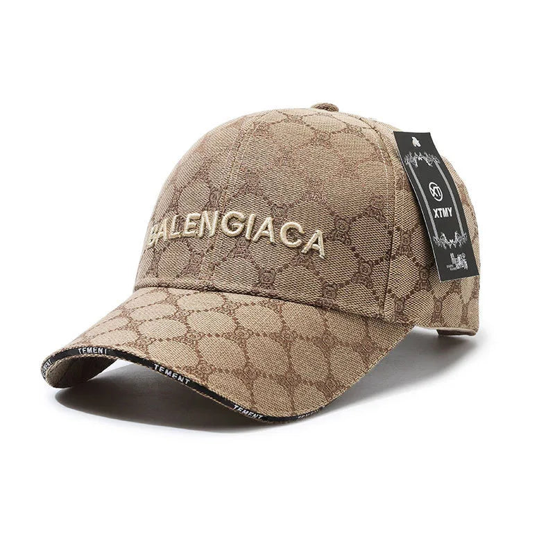 European and American new customers popular retro sunshade letter hat outdoor sports baseball cap men