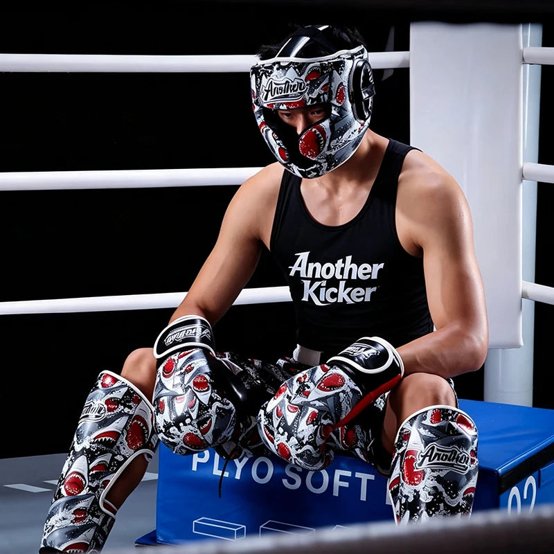 Professional Boxing Training Gloves PU Punching Gloves for Adult Youth Breathable Sparring Gloves for Muay Thai Kickboxing MMA