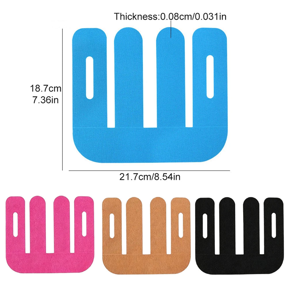 10-50PCS Knee Precut Kinesiology Tape, Elastic Compression Athletic Tape, Knee Brace Tape for Sports Muscle Joint Support
