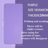 15MM-20MM Thick Yoga Mats Anti-slip Sport Fitness Blanket Exercise Yoga and Pilates Gymnastics Mat Fitness Equipment 183×60cm