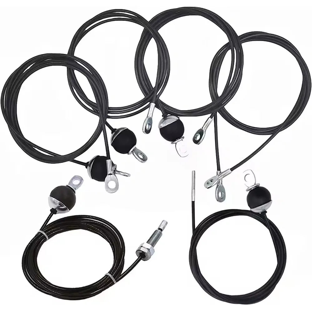 Adjustable Fitness Pulley Cable DIY Gym Wire Rope High Strength Steel Cable for Home Workout Strength Training Equipment