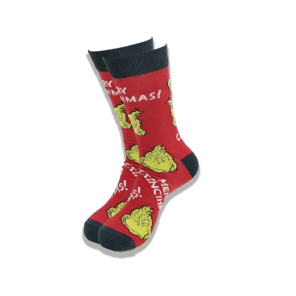 Cartoon and Animation fFashion Trend Men and Women Socks Autumn and Winter Street Style  Middle Tub