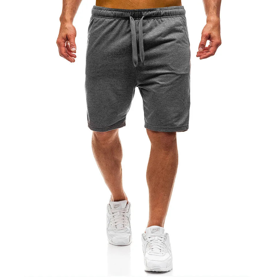 2024 New Mens cross-border sports pants men's casual jogging shorts elastic fitness pants cropped pants M-4XL Men