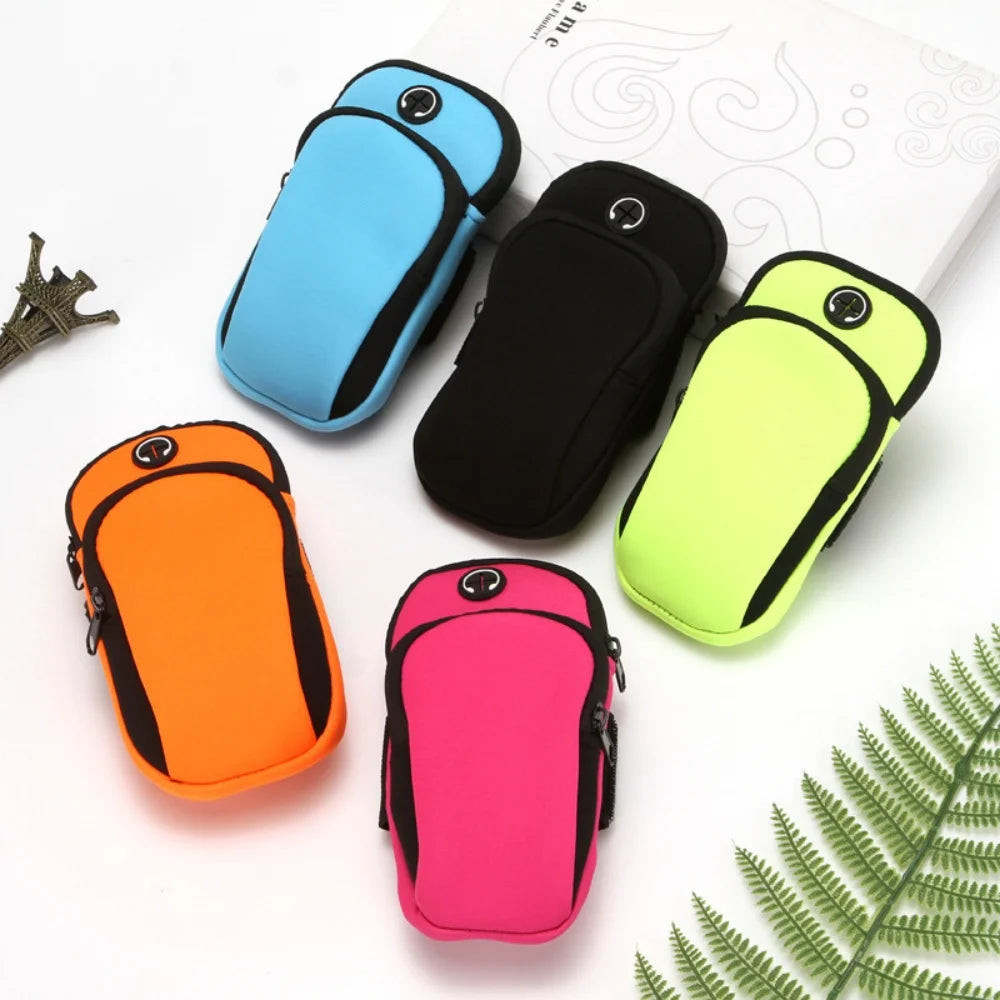 Neoprene Running Armband Phone Holder For Outdoor Sports Waterproof Arm Bag For Phone Ultra Light Armband For Jogging Marathon