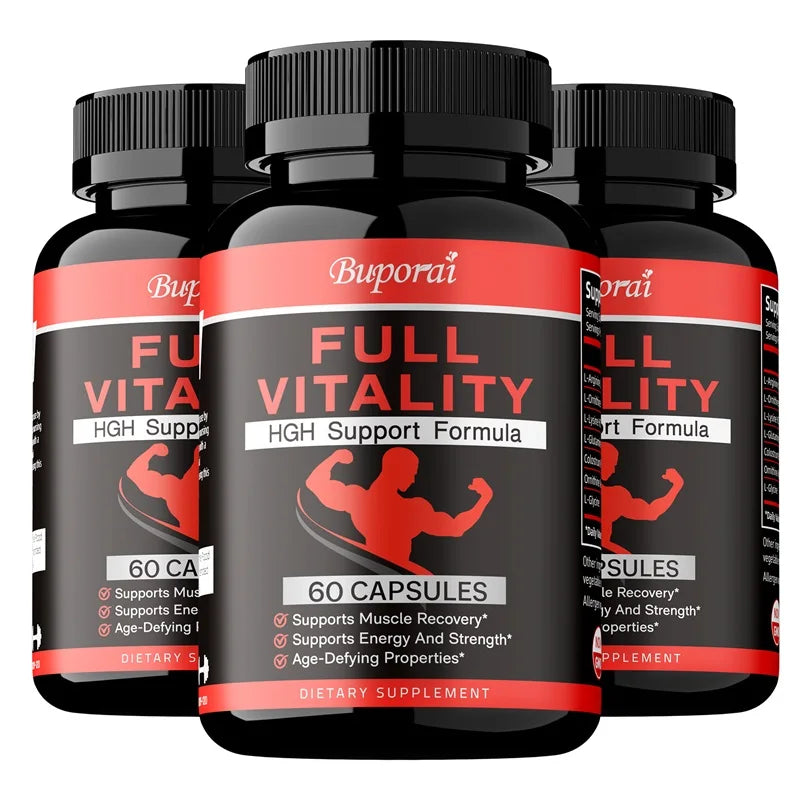 HGH Supplement for Men and Women - Human Growth Hormone Natural Support, Muscle Building, Muscle Growth, Post Workout Recovery