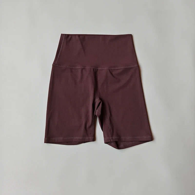 Summer Nude Shorts High Waist Seamless Yoga Shorts Scrunch Bum Gym Shorts Workout Biker Short Stretch Fitness Running Clothing