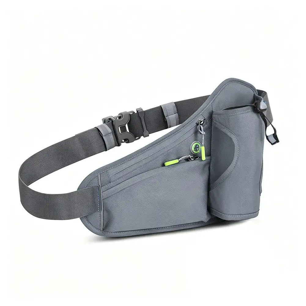 Fanny Pack with Water Bottle Holder Crossbody Bag with Extension Strap Running Belt Hydration Waist Pack for Walking Running