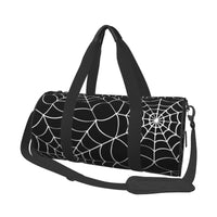 Halloween Spiderweb Sport Bags Scary Spooky with Shoes Gym Bag Oxford Men Women Design Handbag Swimming Cute Fitness Bag