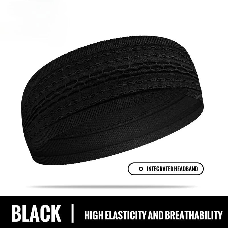 1PC Non-Slip Sport Headbands Moisture Wicking Workout Sweatband for Men & Women Fitness Running Cycling Football Yoga Hairband