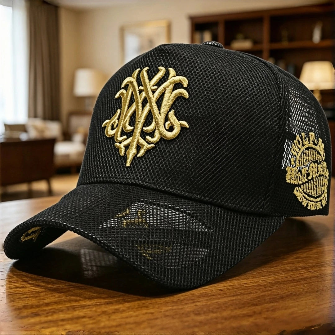 Fashionable Classic Breathable Mesh Baseball Cap - Adjustable Summer Sun Hat - Popular Hip-Hop Streetwear Hat