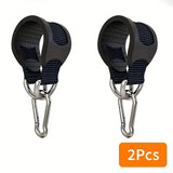 2pcs 10Inch Multifunctional Anti-Slip Safety Belt Fitness Ring Horizontal Bar Double-Layer Belt Sandbag Swing Connection Belt