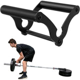 V-bar landmine handle attachment for barbell bars, solid multi grip landmine handle attachment with anti slip rubber handle