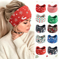 Halloween Party Headband Turban Headband Sport Hair Band Pumpkin Ghost Skull Print Hair Accessories Halloween Costume Party