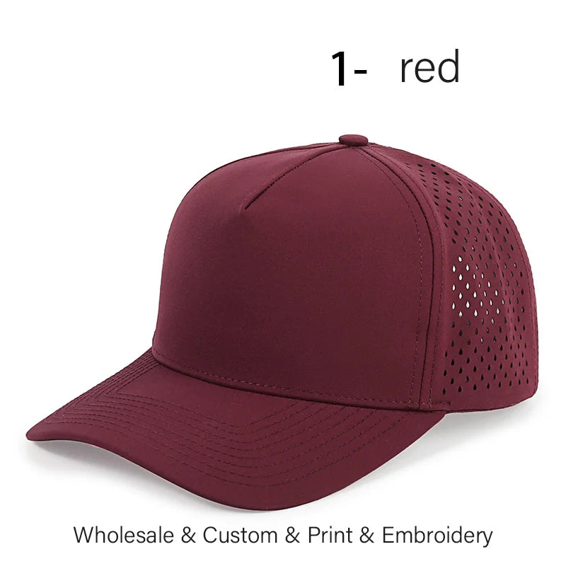 SLECKTON Custom Logo Embroidery Print Baseball Cap for Men and Women Customized Truck Hat Brand Design DIY Nylon Hat