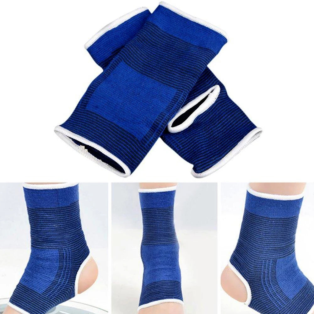 1 Pair Knitted Ankle Support For Sprains Arthritis Tendonitis Running Football Foot Protection Ankle Sleeve Sock Sports Anklet