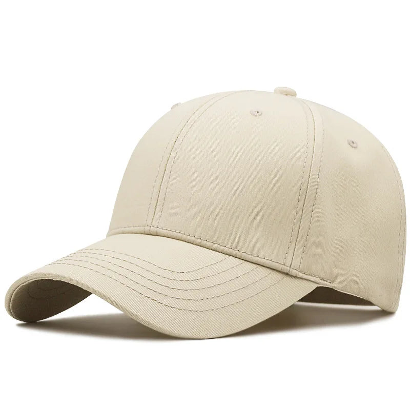 Oohmy Baseball Cap Big Head Men Women Youth Boys Girls Large Size Cotton Sport Hats OverSize Snapback Hat 56-58cm 60-68cm