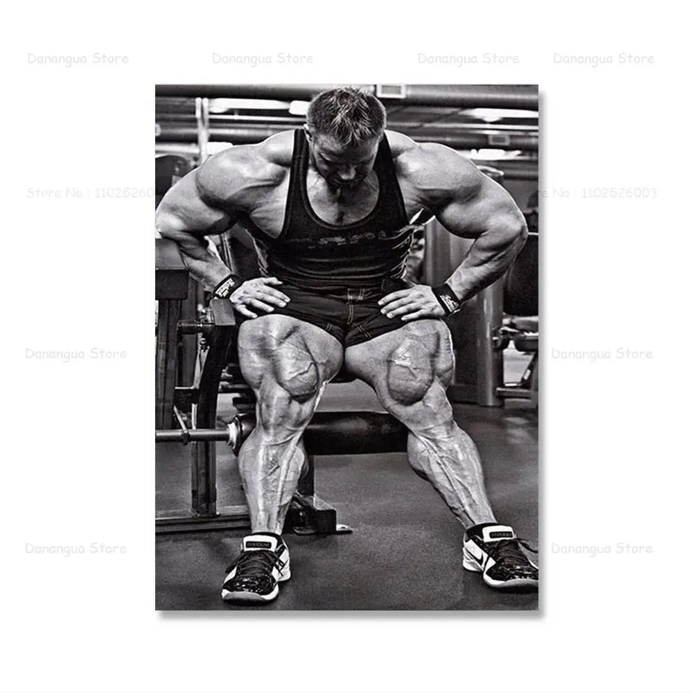 Classic Muscle GYM Star Jay Cutler Bodybuilder Poster Poster Prints Wall Art Canvas Painting Picture Photo Gift Room Home Decor