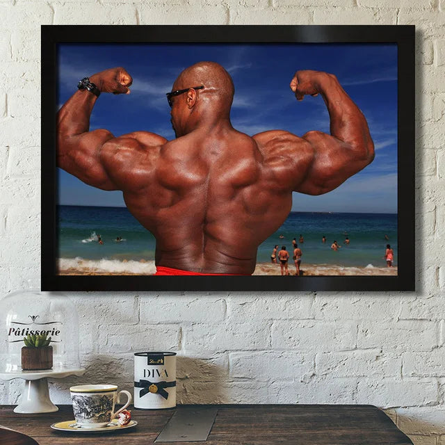 Ronnie Cullman Bodybuilder, Male Gym Muscle Fitness Champion Hot Sale, Print Art Canvas Poster, Living Room Decor, Home Picture