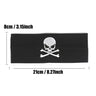 Unisex Punk Girl Skull Out Eyelets Wide Elastic Headband Halloween Rock Steampunk for Sport Women Men Headbands Hair Accessories