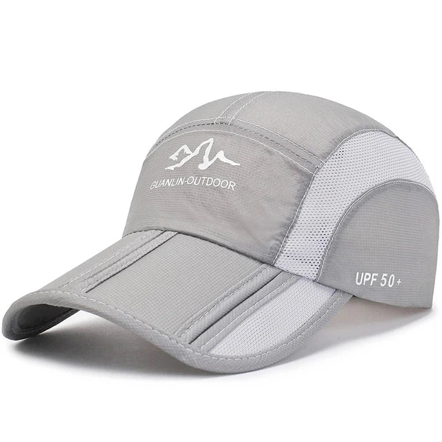 Summer Quick Drying Ultra-Thin Breathable Baseball Cap Men Women Snapback Folding Sport Outdoor Hiking Mountaineering Hat A138